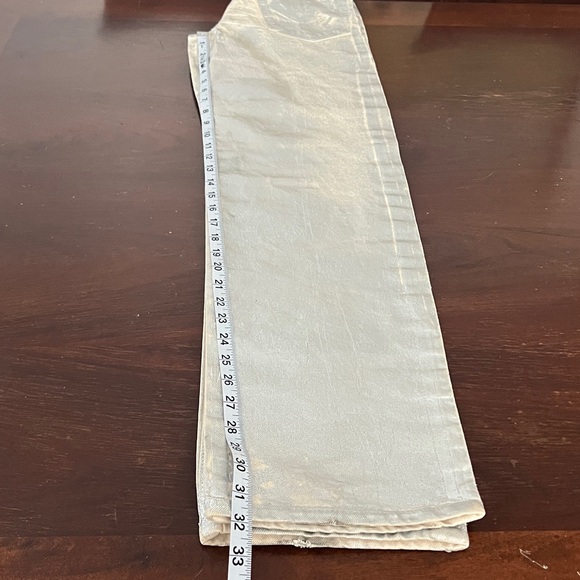 Zara Straight Leg, Cotton, Silver Jeans | 2 - Picture 13 of 16